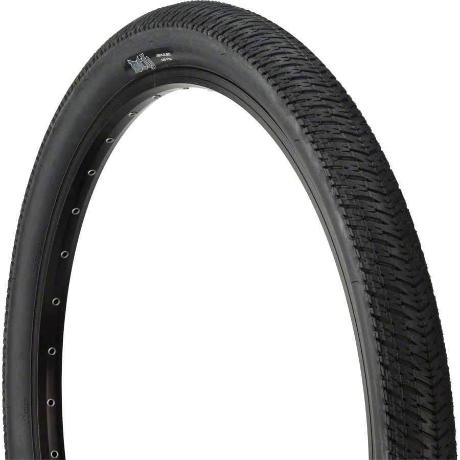 DTH 26-Inch Folding Clincher Mountain Bike Tire with 60tpi Single Compound in Black, Size 26 x 2.30