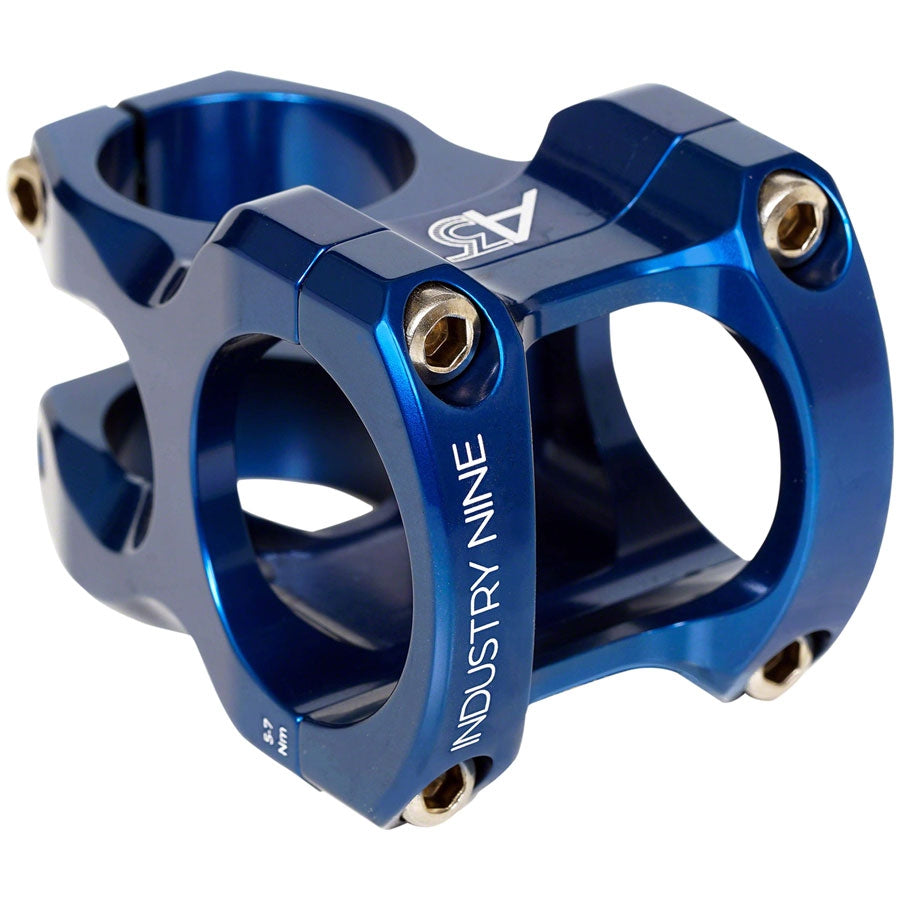 A35 Stem - 32mm 35mm Clamp +/-5 1 1/8 Aluminum Blue