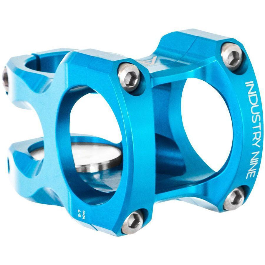 A35 All-Mountain Bicycle Stem with 35mm Bar Diameter in Turquoise Color