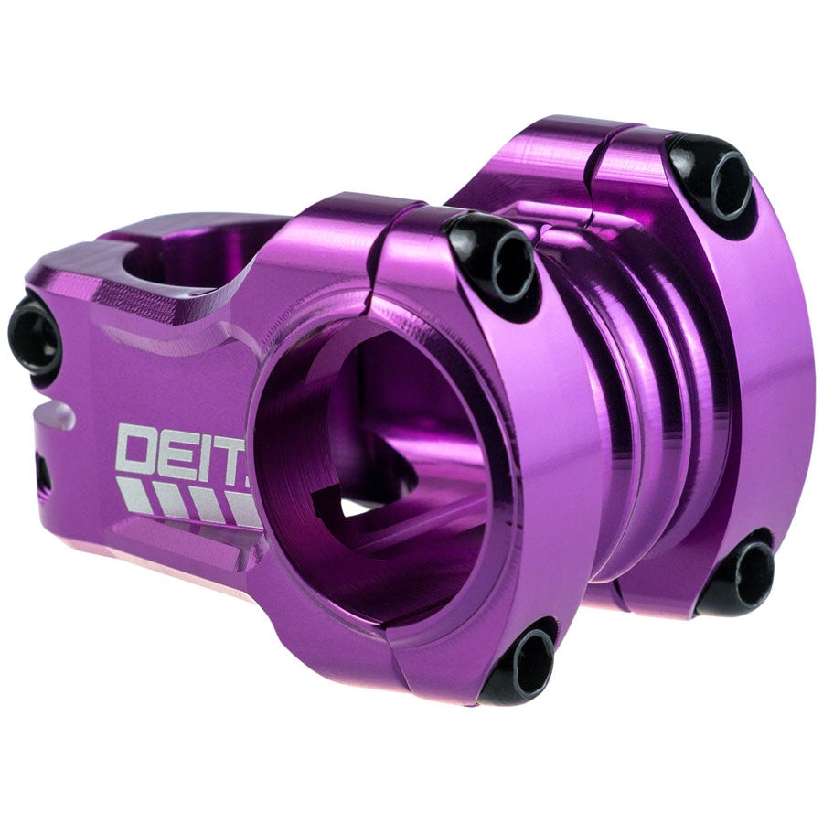 Purple 31.8 mm Clamp, 0 Degree, 1 1/8 Copperhead Stem for Bikes